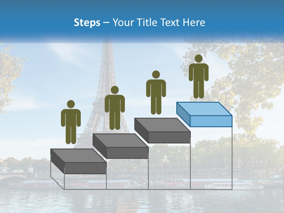 A Picture Of The Eiffel Tower In Paris PowerPoint Template