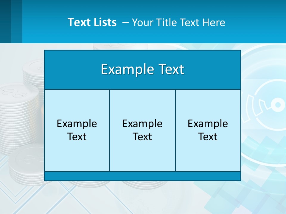 A Pile Of Coins With A Globe In The Background PowerPoint Template