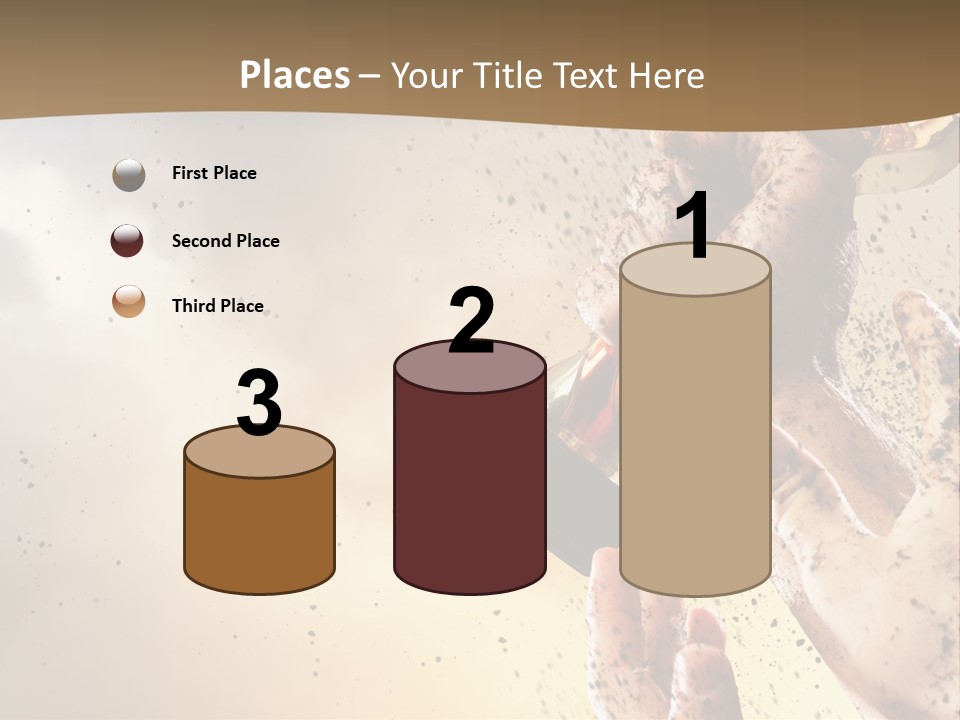 A Person Holding A Bottle Of Beer In Their Hand PowerPoint Template