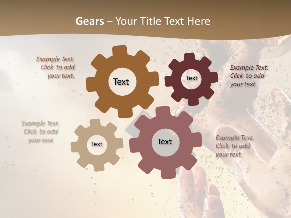 A Person Holding A Bottle Of Beer In Their Hand PowerPoint Template