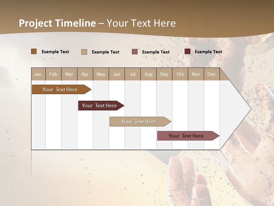 A Person Holding A Bottle Of Beer In Their Hand PowerPoint Template