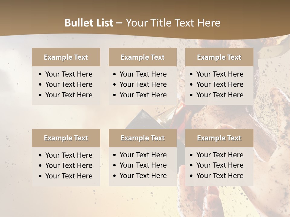 A Person Holding A Bottle Of Beer In Their Hand PowerPoint Template