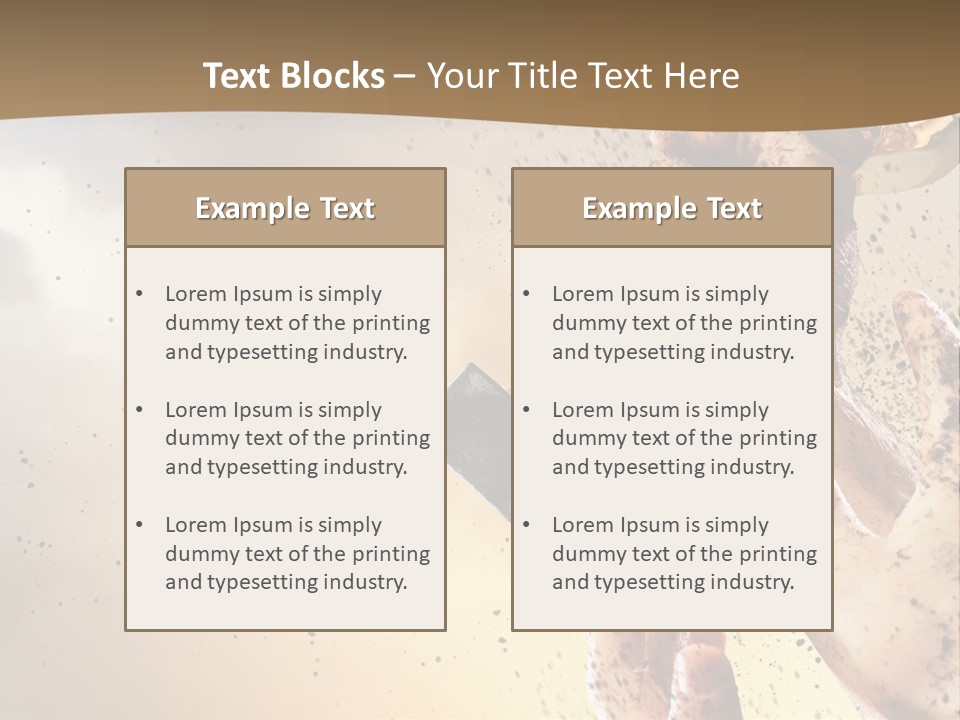 A Person Holding A Bottle Of Beer In Their Hand PowerPoint Template