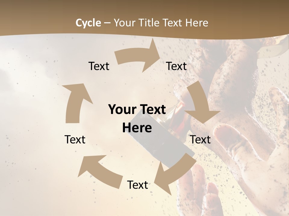 A Person Holding A Bottle Of Beer In Their Hand PowerPoint Template