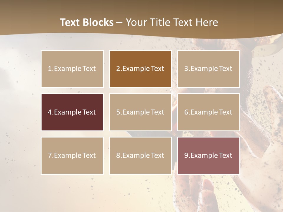 A Person Holding A Bottle Of Beer In Their Hand PowerPoint Template