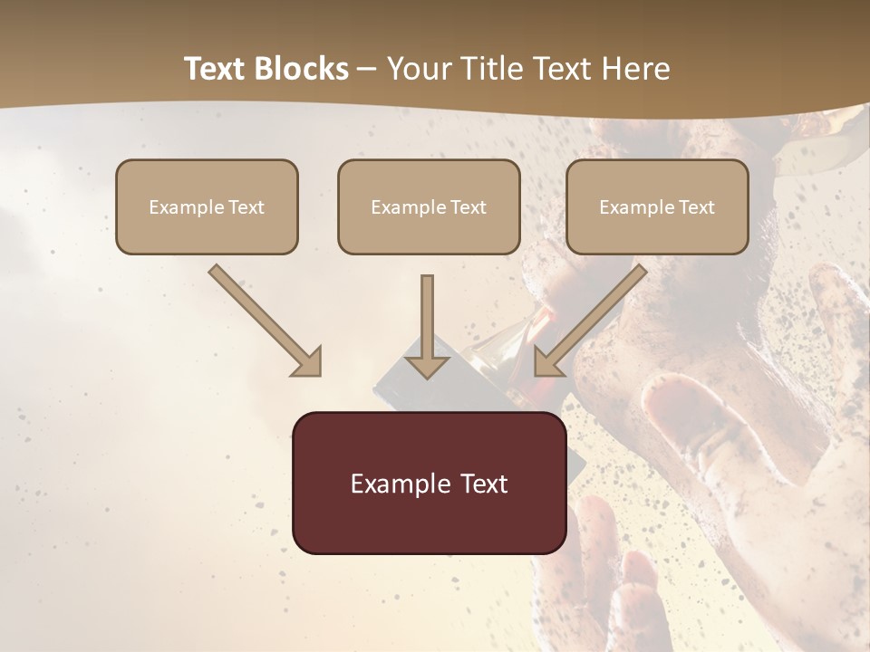 A Person Holding A Bottle Of Beer In Their Hand PowerPoint Template