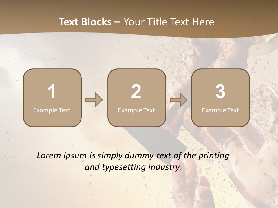 A Person Holding A Bottle Of Beer In Their Hand PowerPoint Template