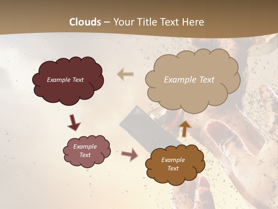 A Person Holding A Bottle Of Beer In Their Hand PowerPoint Template