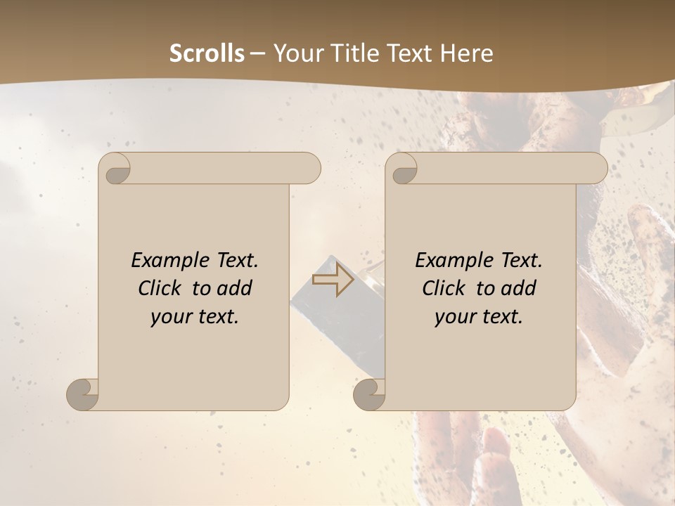 A Person Holding A Bottle Of Beer In Their Hand PowerPoint Template