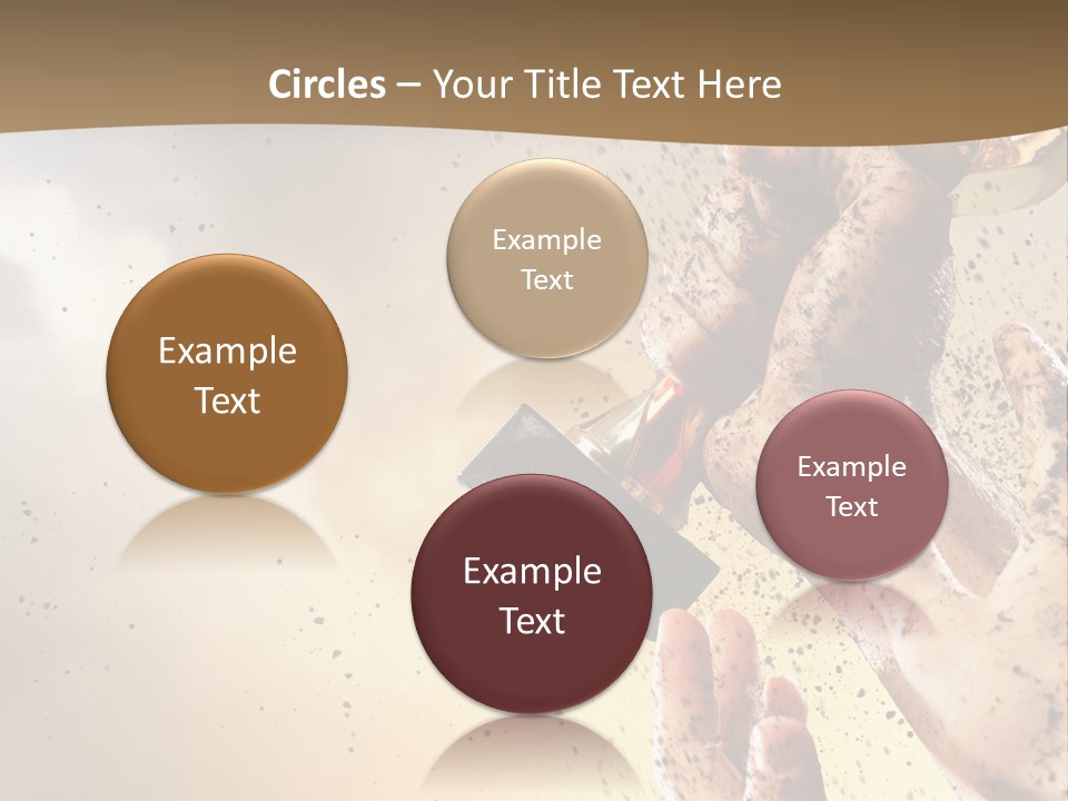 A Person Holding A Bottle Of Beer In Their Hand PowerPoint Template