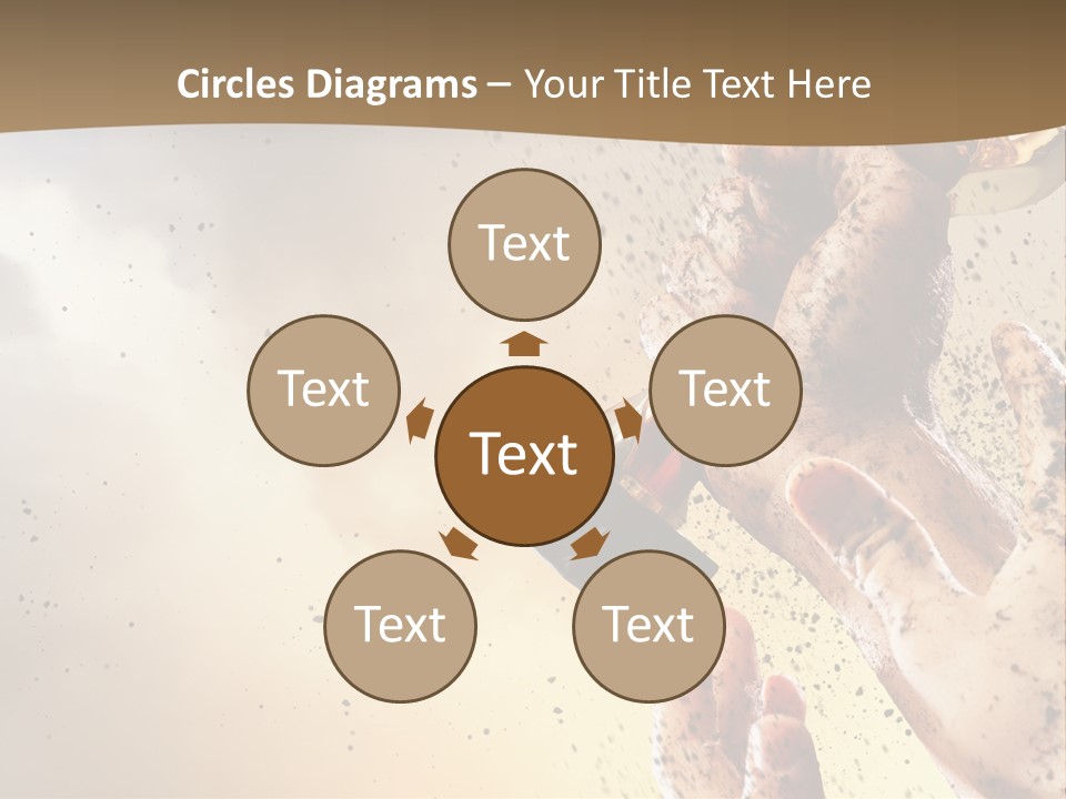 A Person Holding A Bottle Of Beer In Their Hand PowerPoint Template