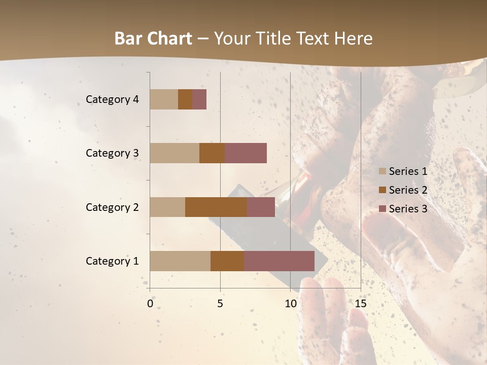 A Person Holding A Bottle Of Beer In Their Hand PowerPoint Template