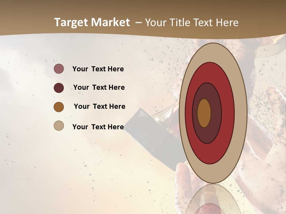 A Person Holding A Bottle Of Beer In Their Hand PowerPoint Template