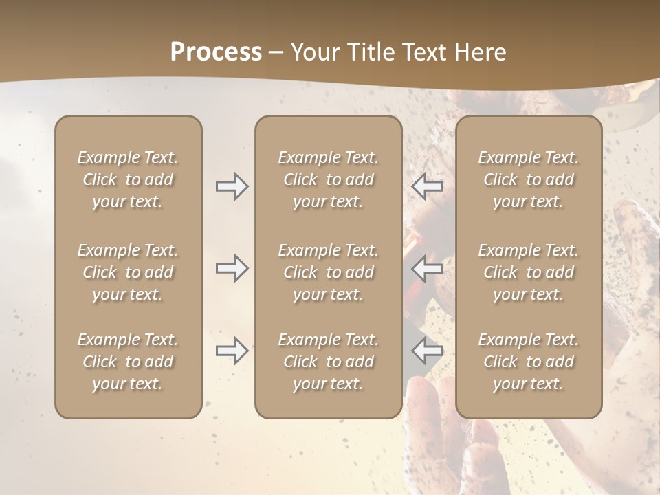 A Person Holding A Bottle Of Beer In Their Hand PowerPoint Template