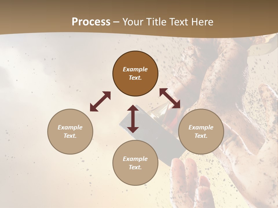 A Person Holding A Bottle Of Beer In Their Hand PowerPoint Template