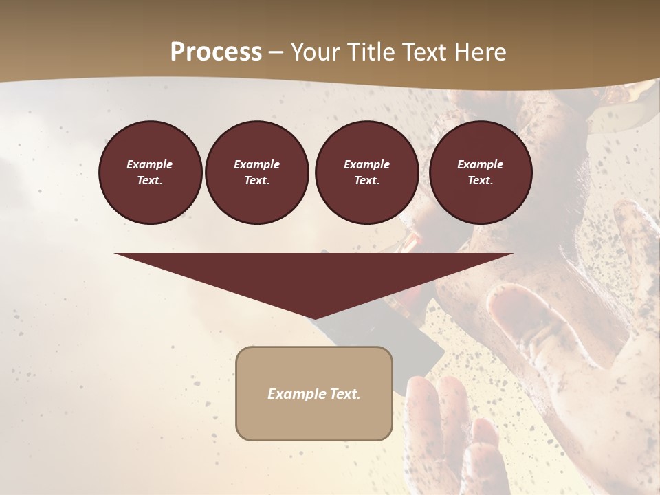 A Person Holding A Bottle Of Beer In Their Hand PowerPoint Template