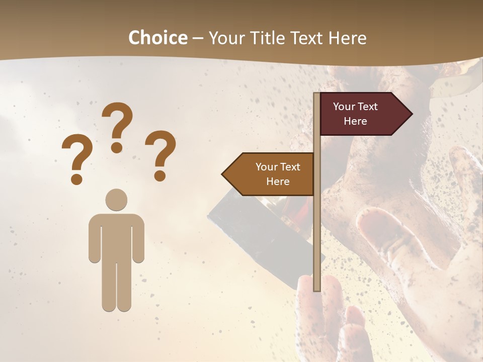 A Person Holding A Bottle Of Beer In Their Hand PowerPoint Template