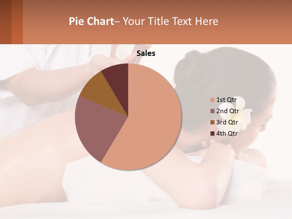 A Woman Getting A Back Massage With A Flower In Her Hair PowerPoint Template