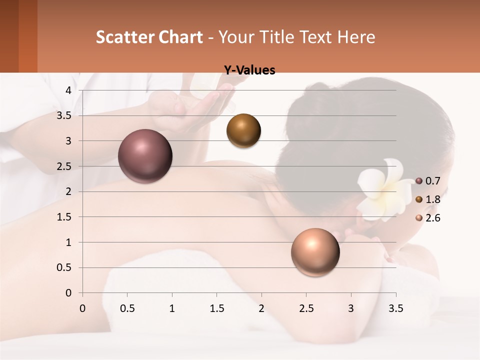 A Woman Getting A Back Massage With A Flower In Her Hair PowerPoint Template