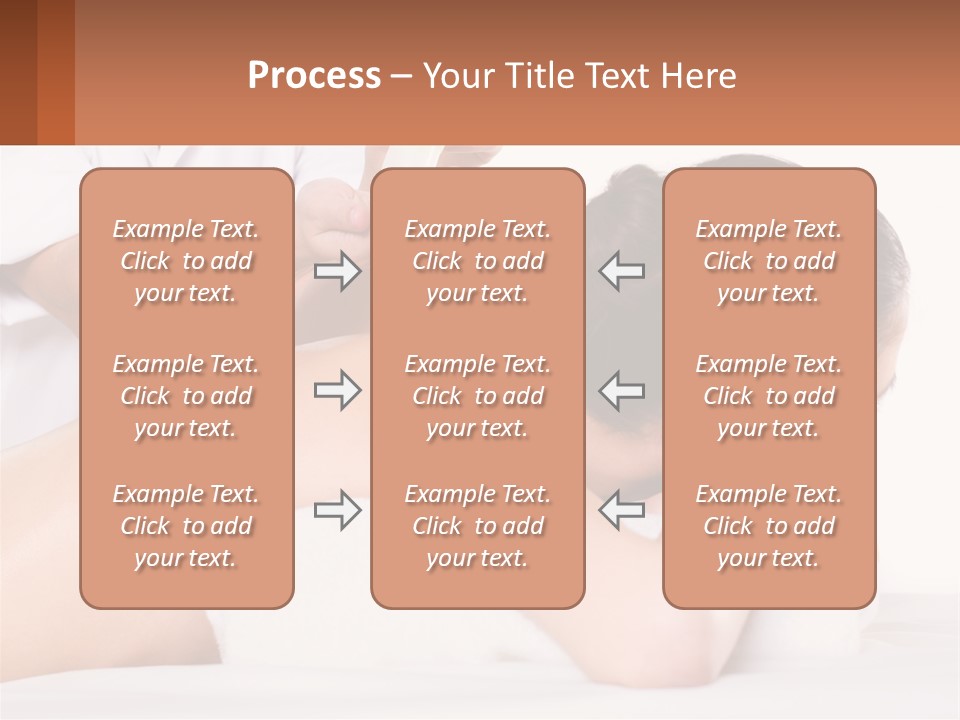 A Woman Getting A Back Massage With A Flower In Her Hair PowerPoint Template