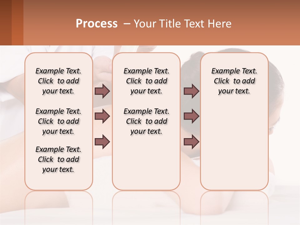 A Woman Getting A Back Massage With A Flower In Her Hair PowerPoint Template