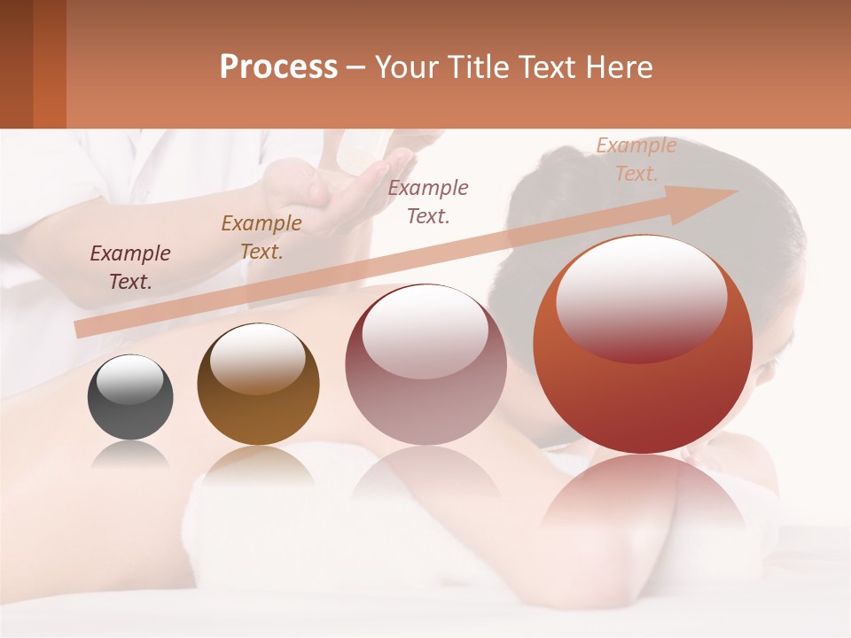 A Woman Getting A Back Massage With A Flower In Her Hair PowerPoint Template