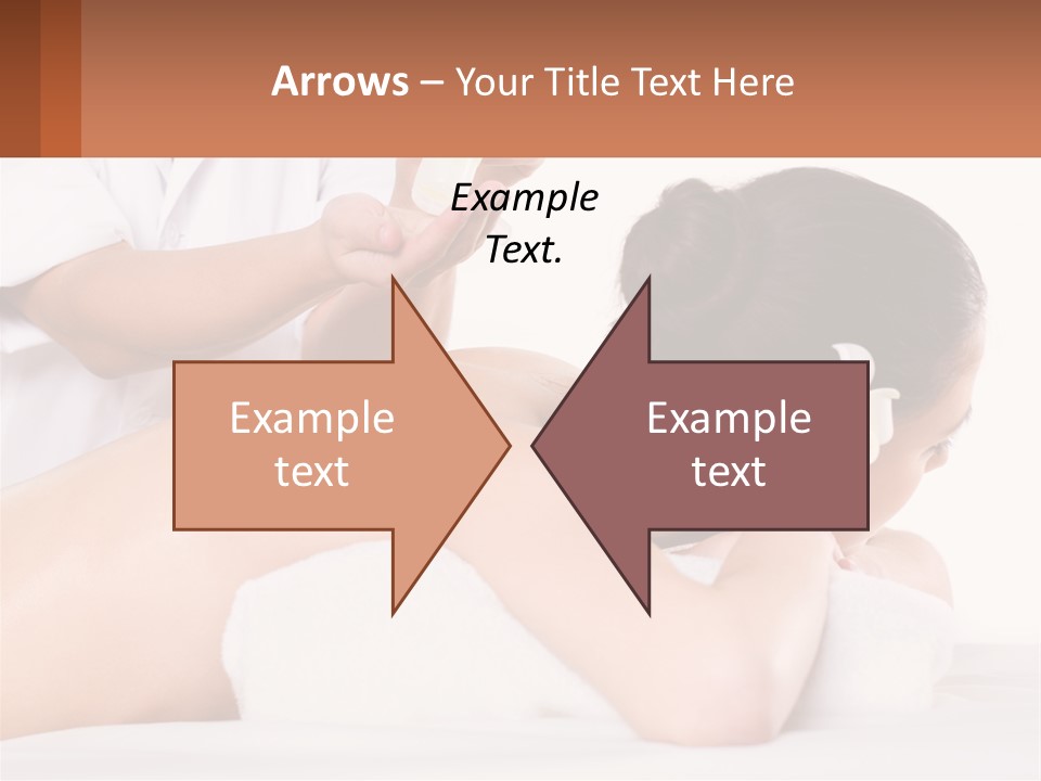 A Woman Getting A Back Massage With A Flower In Her Hair PowerPoint Template