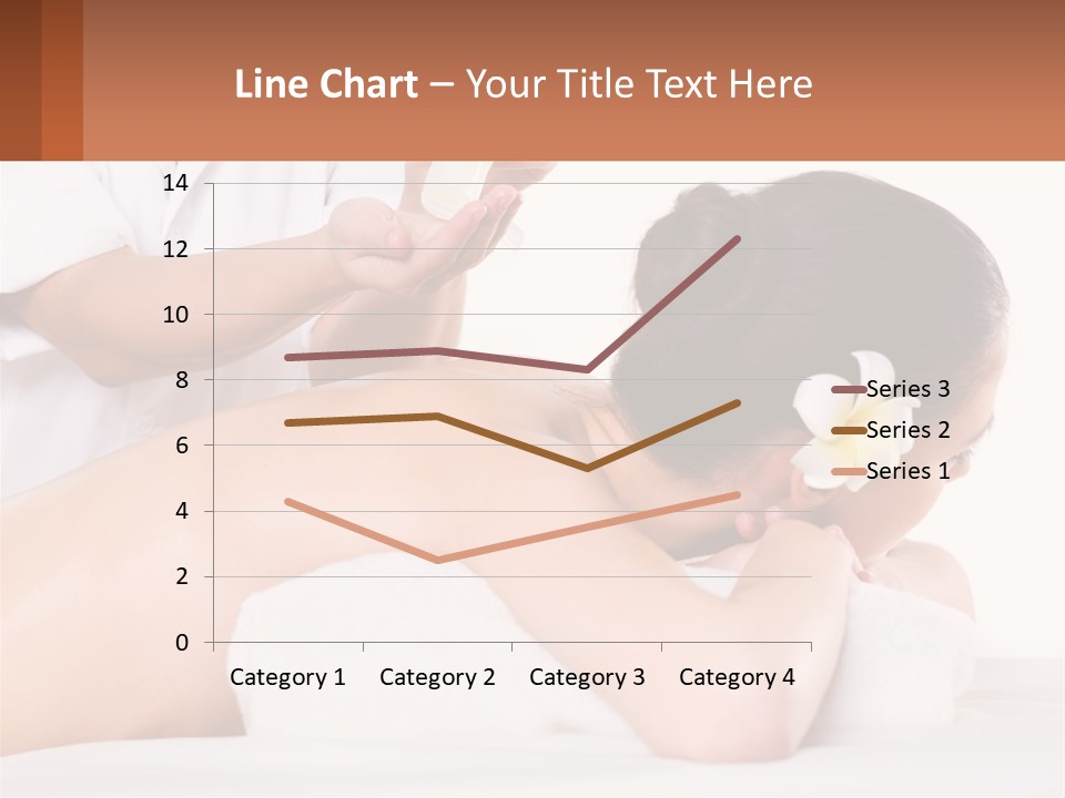 A Woman Getting A Back Massage With A Flower In Her Hair PowerPoint Template