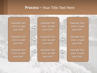 A Bridge Over A River With Snow On It PowerPoint Template