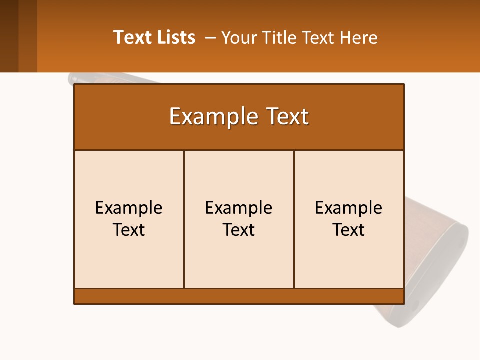A Rifle On A White Background With A Brown Border PowerPoint Template