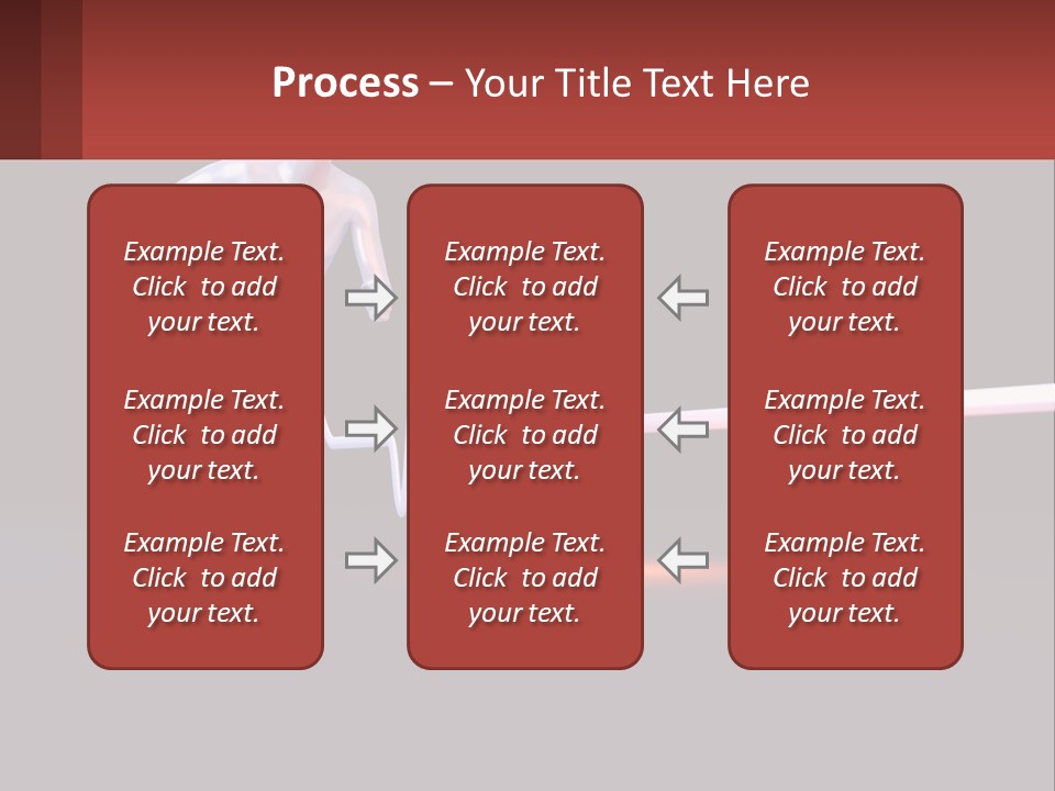A Man Running In Front Of A Heartbeat PowerPoint Template