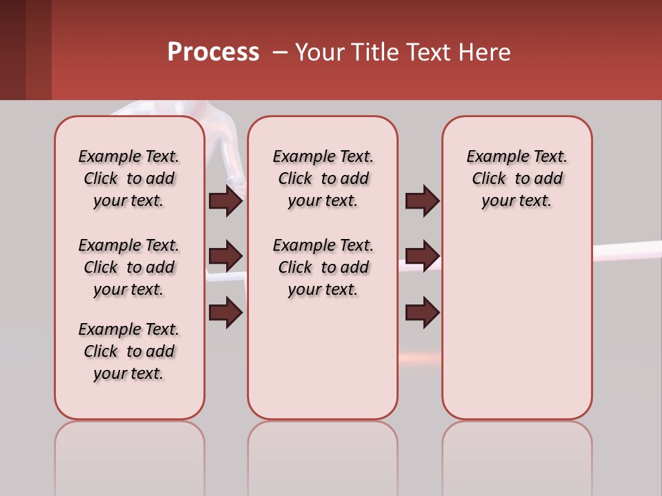 A Man Running In Front Of A Heartbeat PowerPoint Template