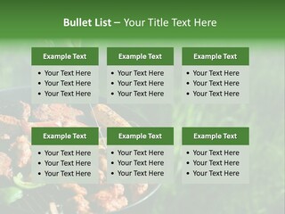 A Person Cooking Food On A Grill In A Field PowerPoint Template