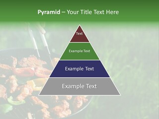 A Person Cooking Food On A Grill In A Field PowerPoint Template