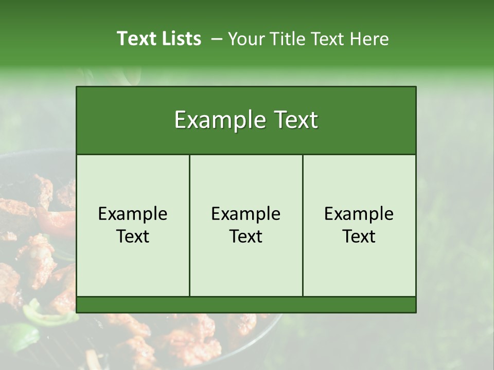 A Person Cooking Food On A Grill In A Field PowerPoint Template