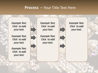 A Bunch Of Pearls And Diamonds On A Table PowerPoint Template