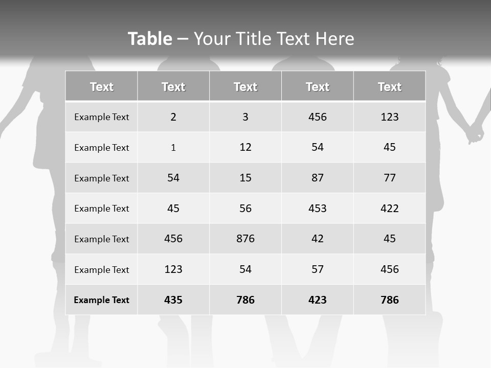 A Group Of People Holding Hands Powerpoint Template PowerPoint Template