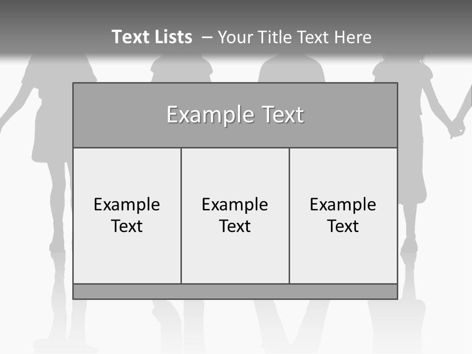 A Group Of People Holding Hands Powerpoint Template PowerPoint Template