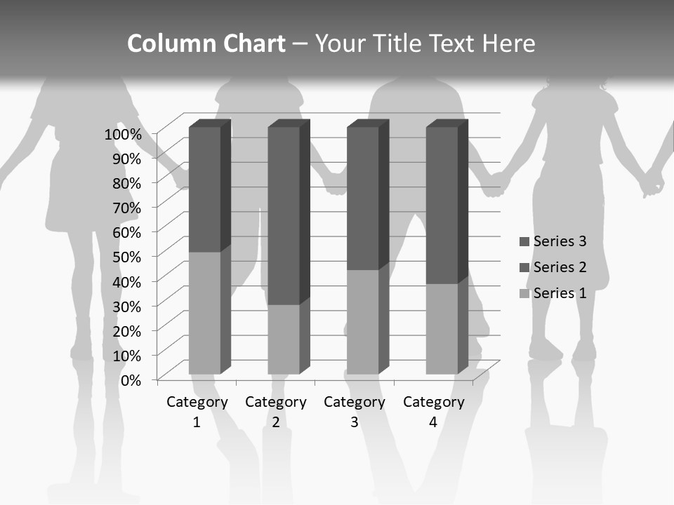 A Group Of People Holding Hands Powerpoint Template PowerPoint Template