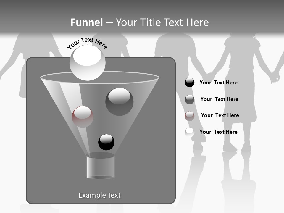 A Group Of People Holding Hands Powerpoint Template PowerPoint Template