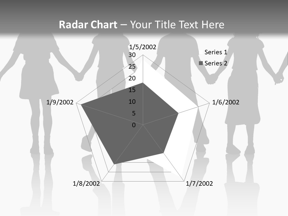 A Group Of People Holding Hands Powerpoint Template PowerPoint Template