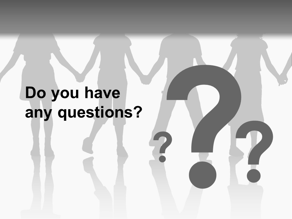 A Group Of People Holding Hands Powerpoint Template PowerPoint Template