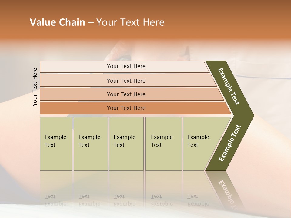 A Woman Getting A Laser On Her Leg PowerPoint Template