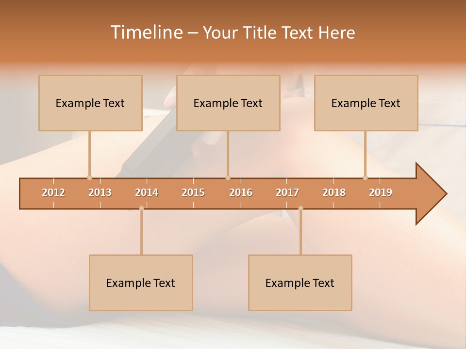 A Woman Getting A Laser On Her Leg PowerPoint Template