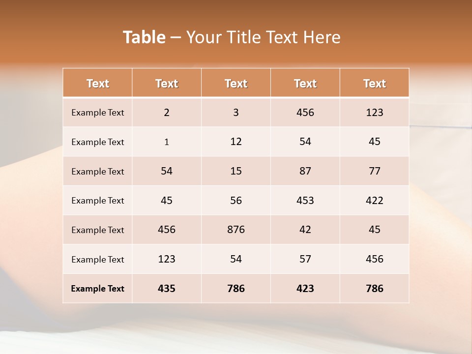 A Woman Getting A Laser On Her Leg PowerPoint Template