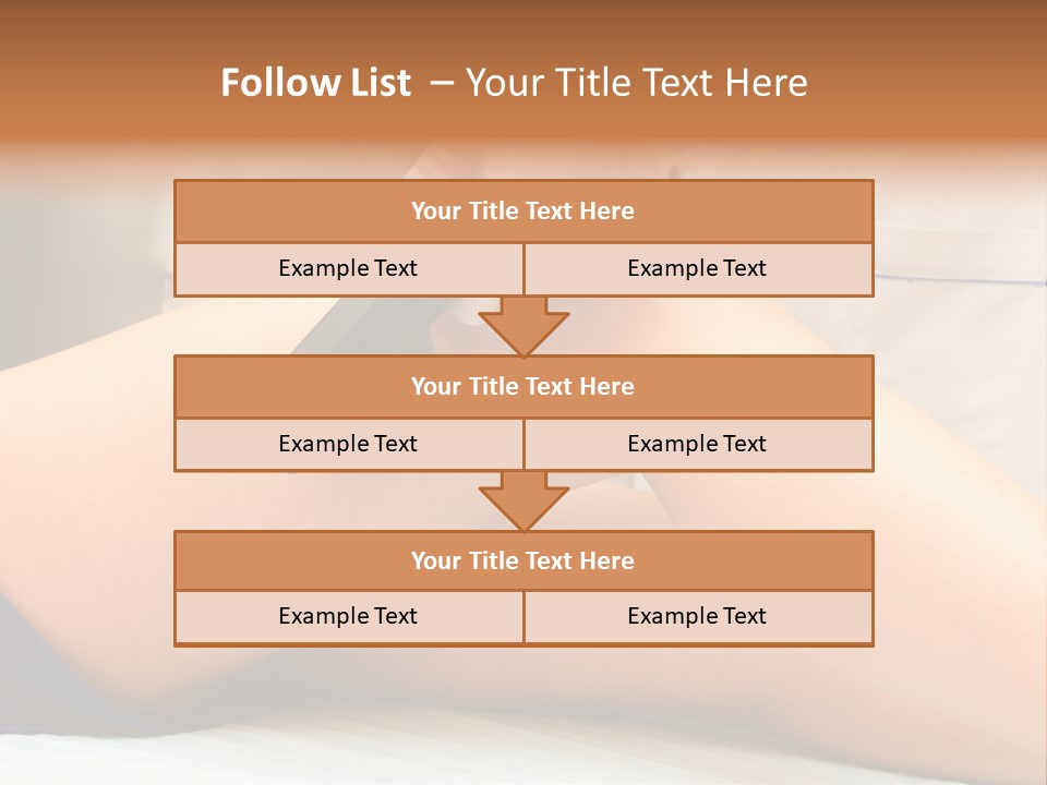 A Woman Getting A Laser On Her Leg PowerPoint Template