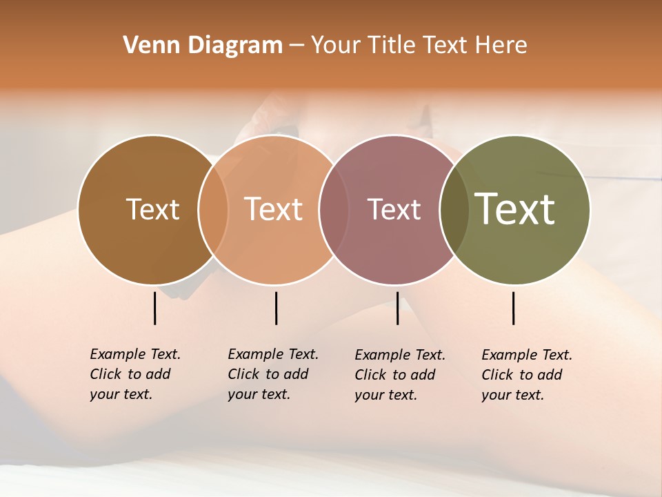 A Woman Getting A Laser On Her Leg PowerPoint Template