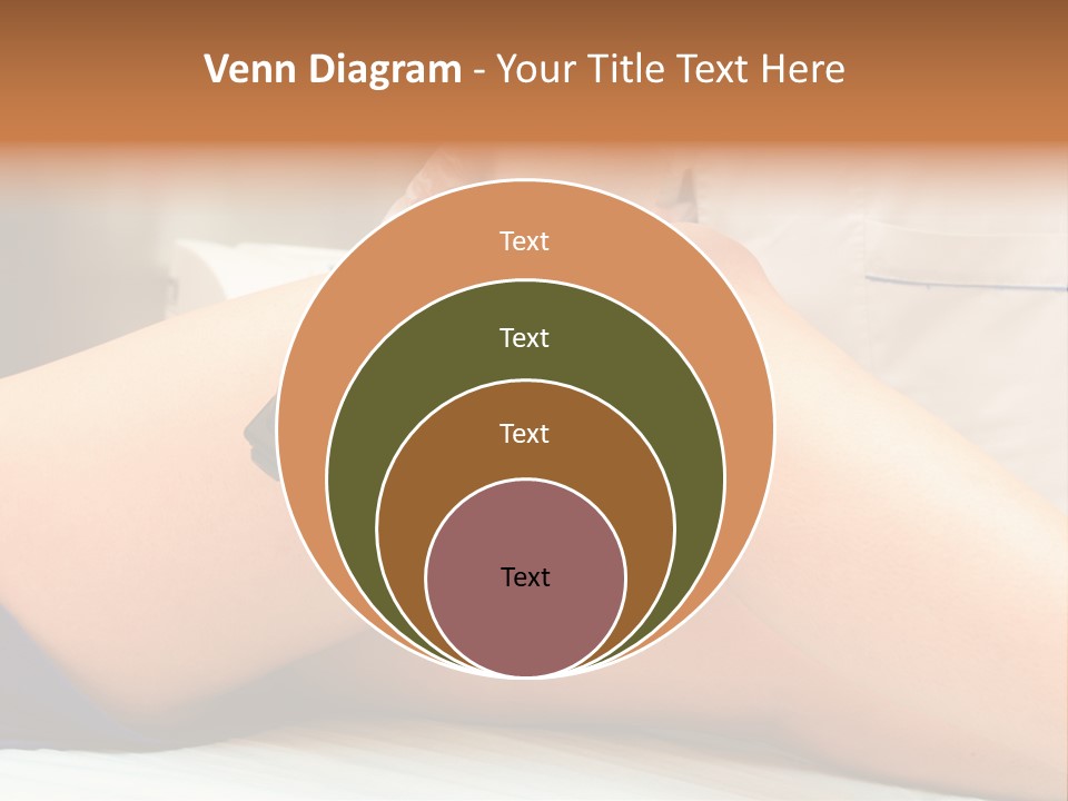 A Woman Getting A Laser On Her Leg PowerPoint Template