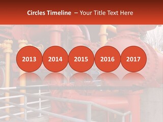 A Group Of Pipes And Valves In A Factory PowerPoint Template
