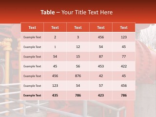 A Group Of Pipes And Valves In A Factory PowerPoint Template